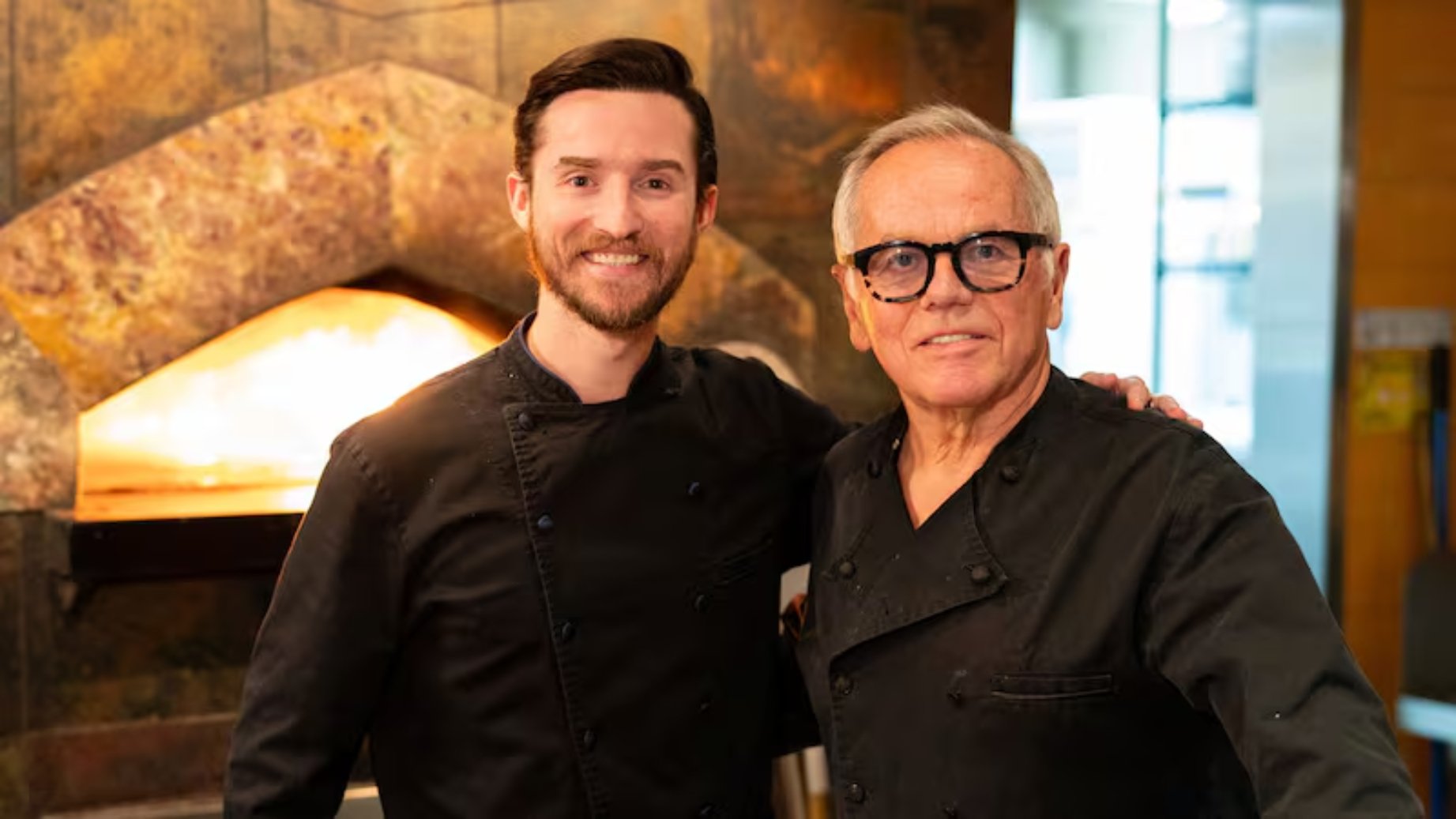 Byron with Wolfgang Puck · Photography: Liana Grigoryan.
