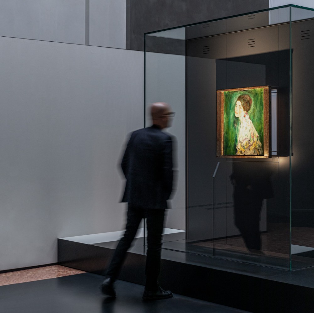 Portrait of a Lady · on display at the Ricci Oddi Gallery.