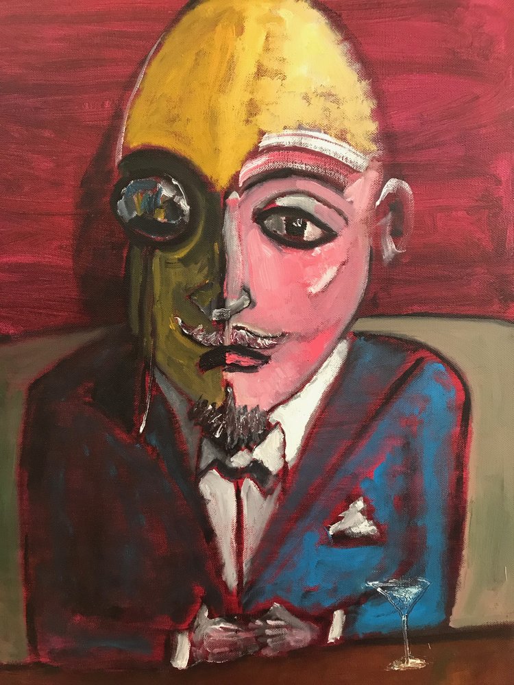 Untitled, oil on canvas.