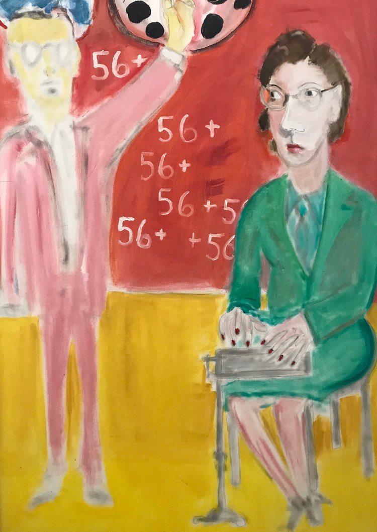 Untitled, oil on canvas B.
