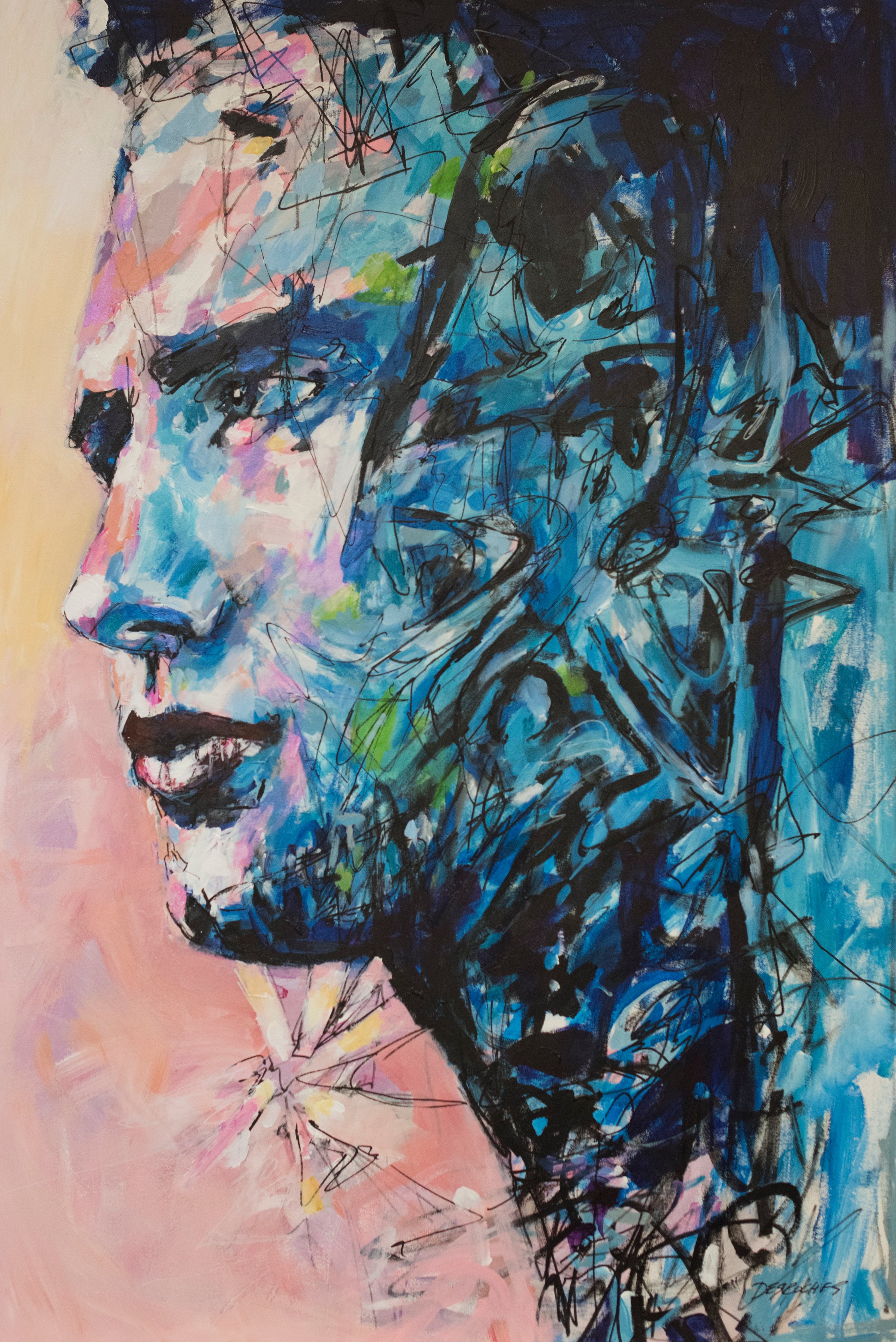 Je ne suis pas étranger à l'étrange · I Am No Stranger to the Strange · 61 × 40 · Michel Desroches.