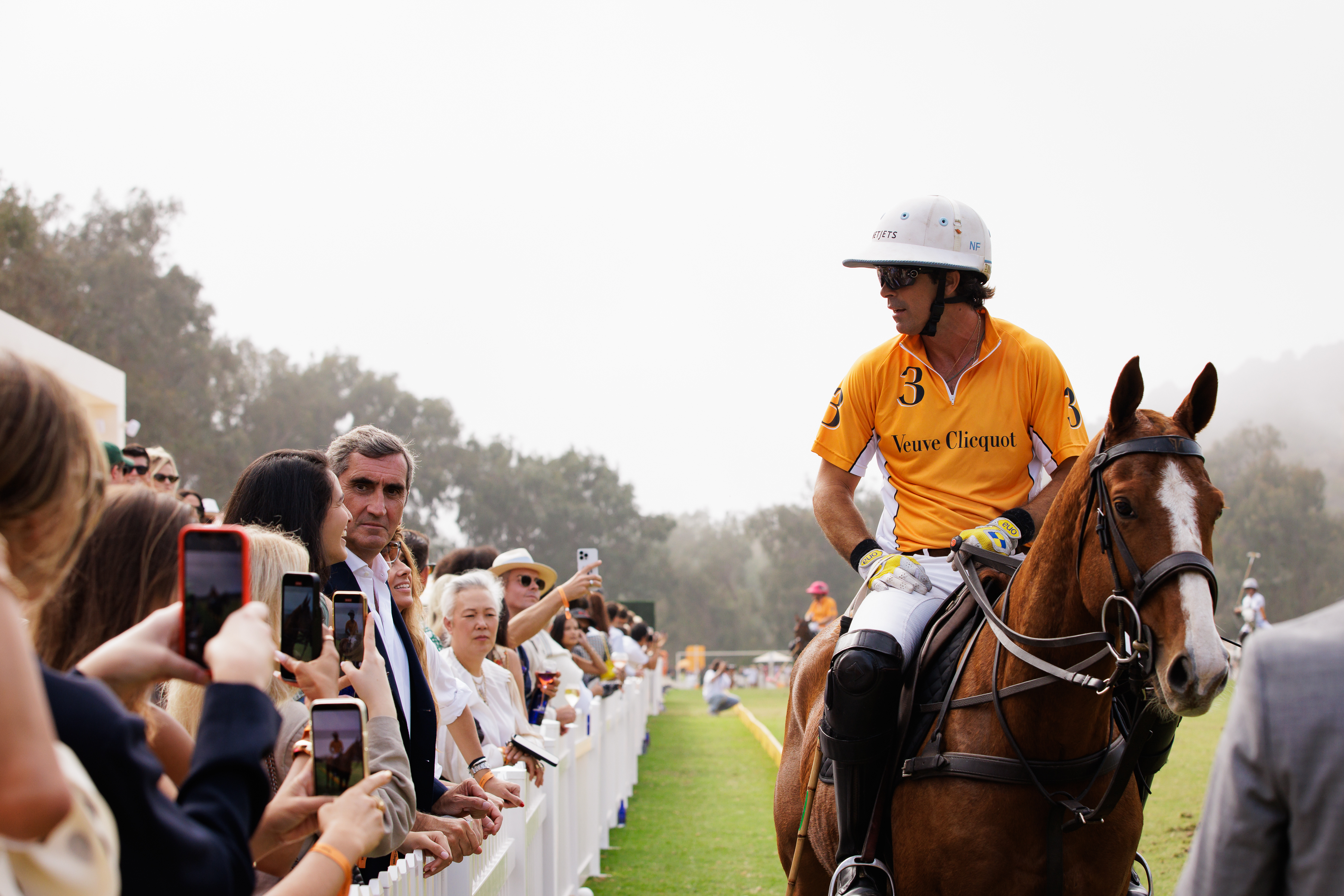 Jean-Marc Gallot, CEO of Veuve Clicquot, and Nacho Figueras. Photo: Jojo Korsh/BFA.com