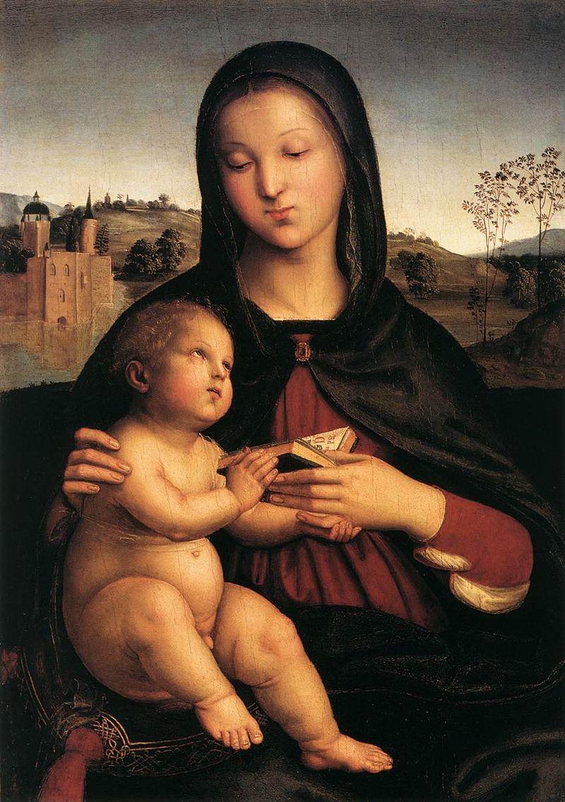 Madonna and Child with Book · Raphael · Norton Simon Museum, Pasadena.