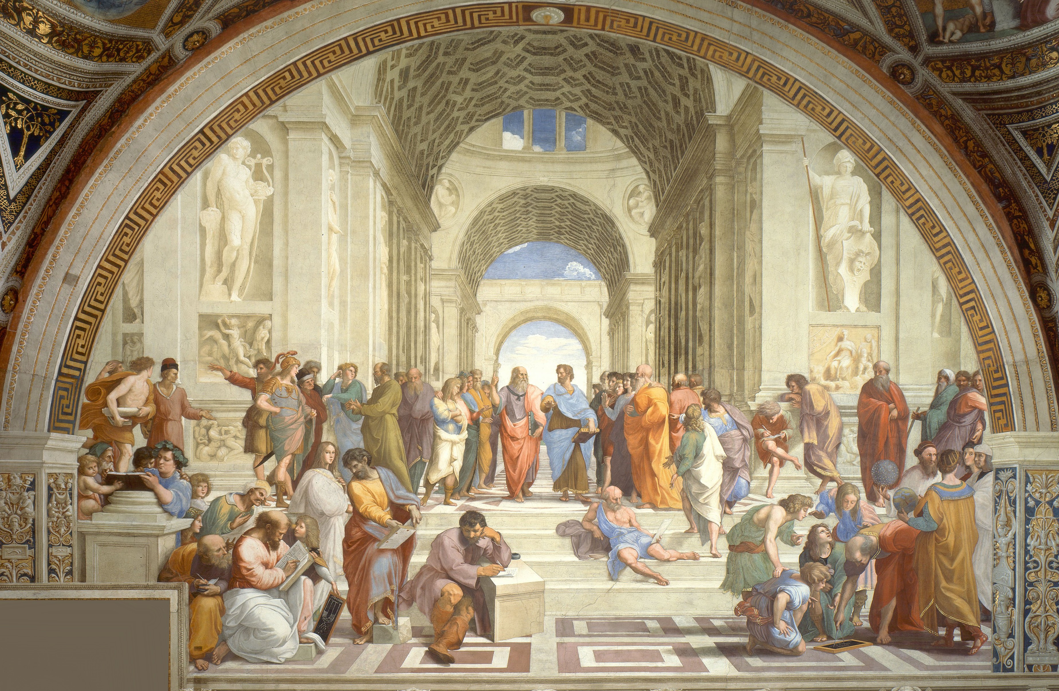 The School of Athens · Raphael · 1509–1511 · fresco · Apostolic Palace, Vatican City